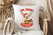 Oh Deer, It’s Christmas PNG, an Illustration by Libby Wishes (Thumbnail 2 of 6)