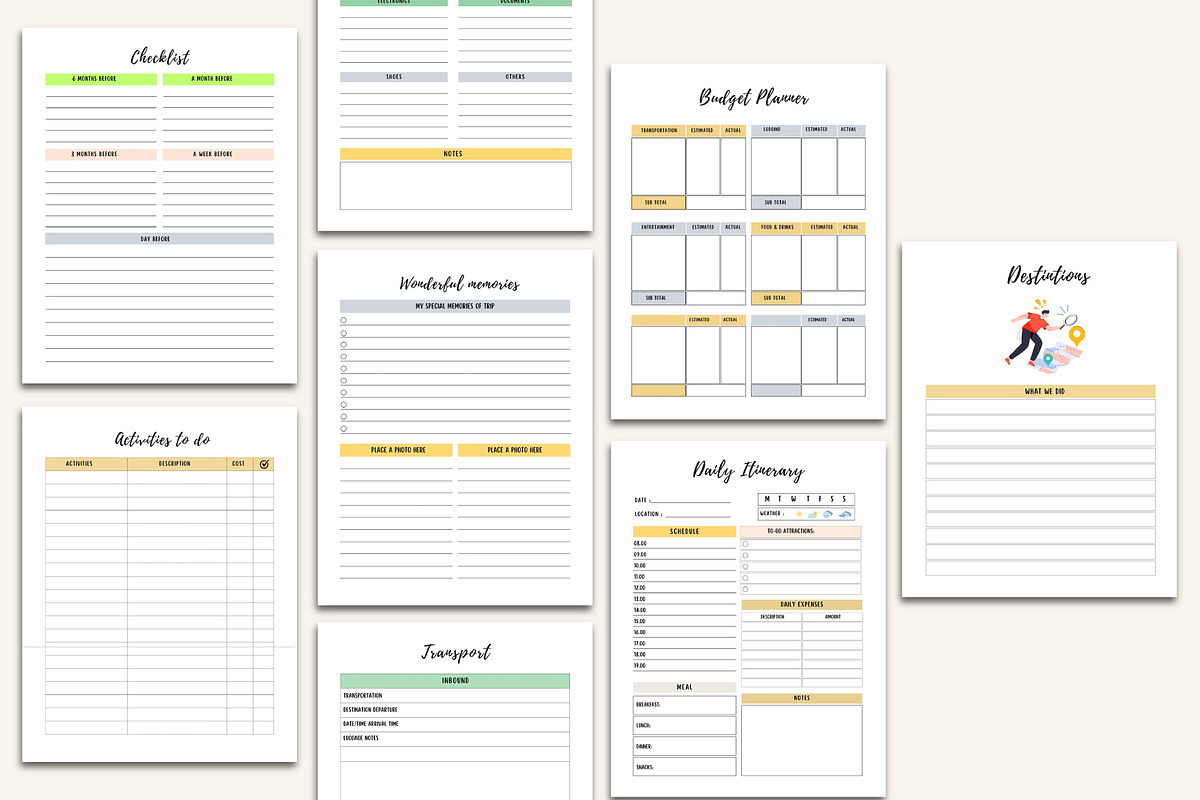 2026–2027 Travel Journal, a Stationery Template by Designmela01 (Photo 9 of 11)