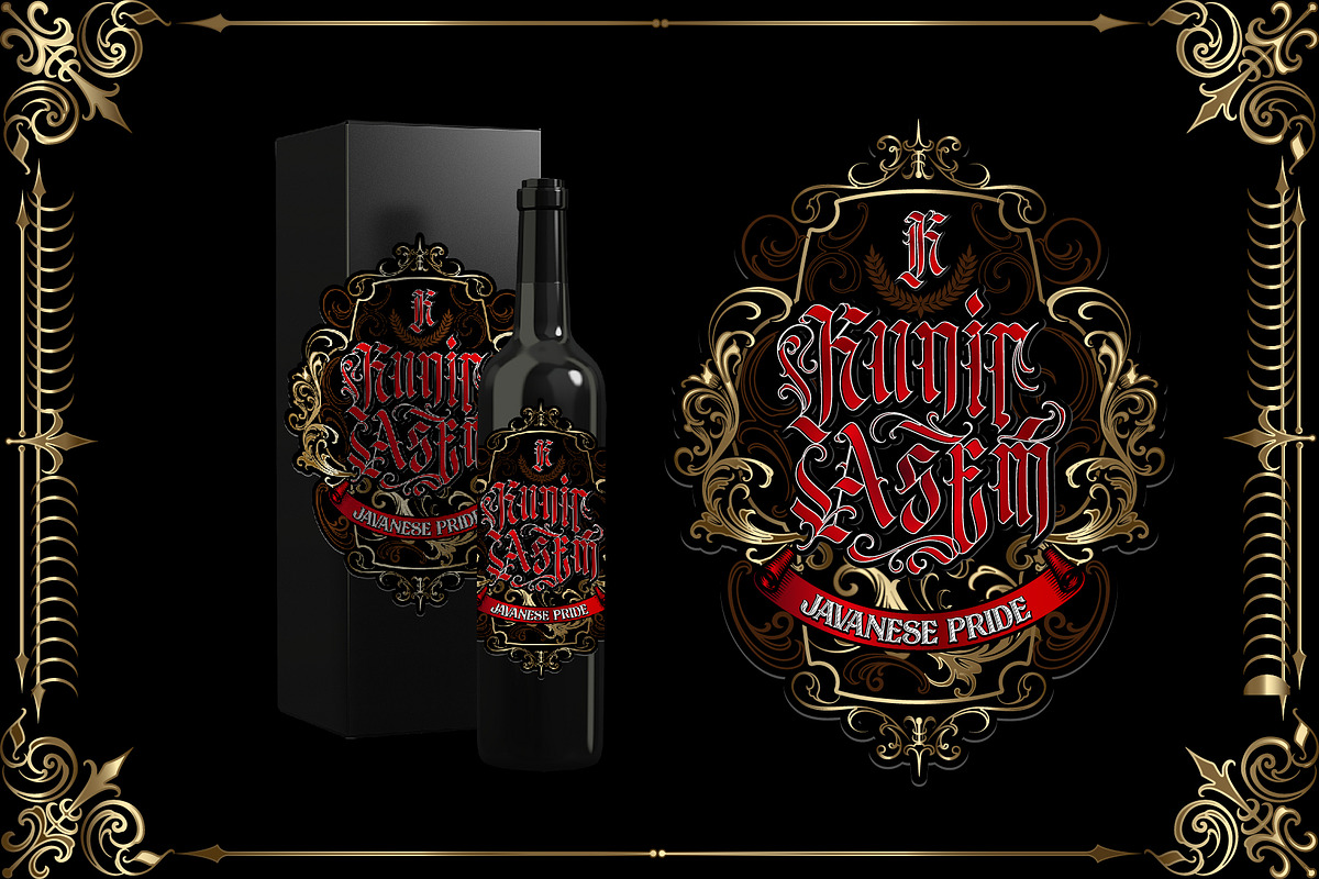 Stunegart FONT + Decorative, a Blackletter Font by dansdesign (Photo 3 of 7)