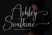 Ashley Southine | Script Font, a Handwritten Font by Scratchones (Thumbnail 1 of 9)