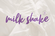 milk shake, a Script Font by MSG Studio (Thumbnail 1 of 6)