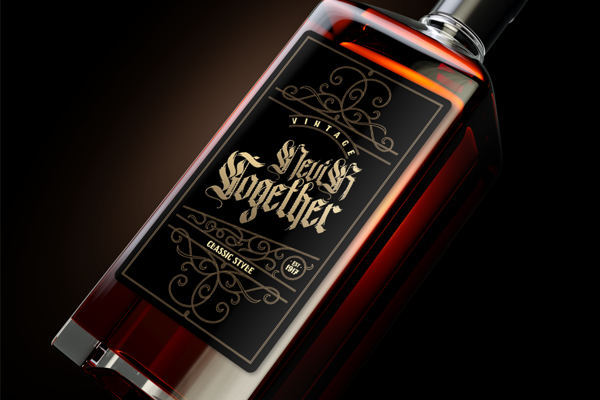 Van Blessing - Blackletter Typeface, a Blackletter Font by Meizzaluna Design (Photo 2 of 10)