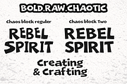Chaos Block is a bold and playful, a Handwritten Font by cocodesign (Thumbnail 2 of 8)