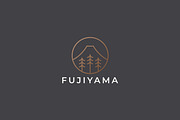 Elegant Gold Circular Fujiyama Logo, a Branding & Logo Template by Signatoro (Thumbnail 2 of 2)