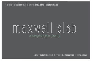 Maxwell Slab Intro Sale