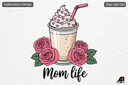 Mom Coffee SVG Sublimation Bundle, an Illustration by Actual Pixel (Thumbnail 3 of 15)