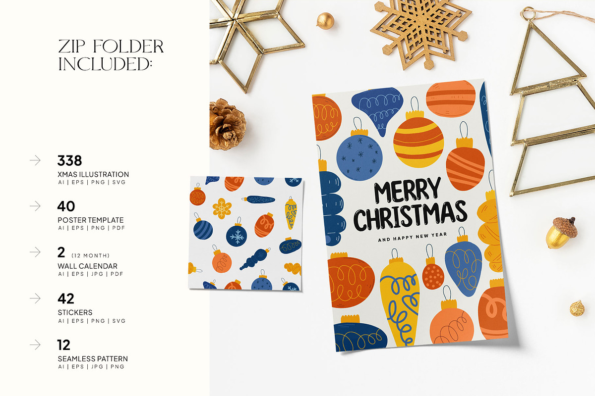 Christmas | Creator Kit, a Decorative Illustration by KetteCreate (Photo 4 of 21)