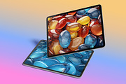 Glass Stones Background, a Wallpaper Graphic by Forhadx5 (Thumbnail 2 of 9)