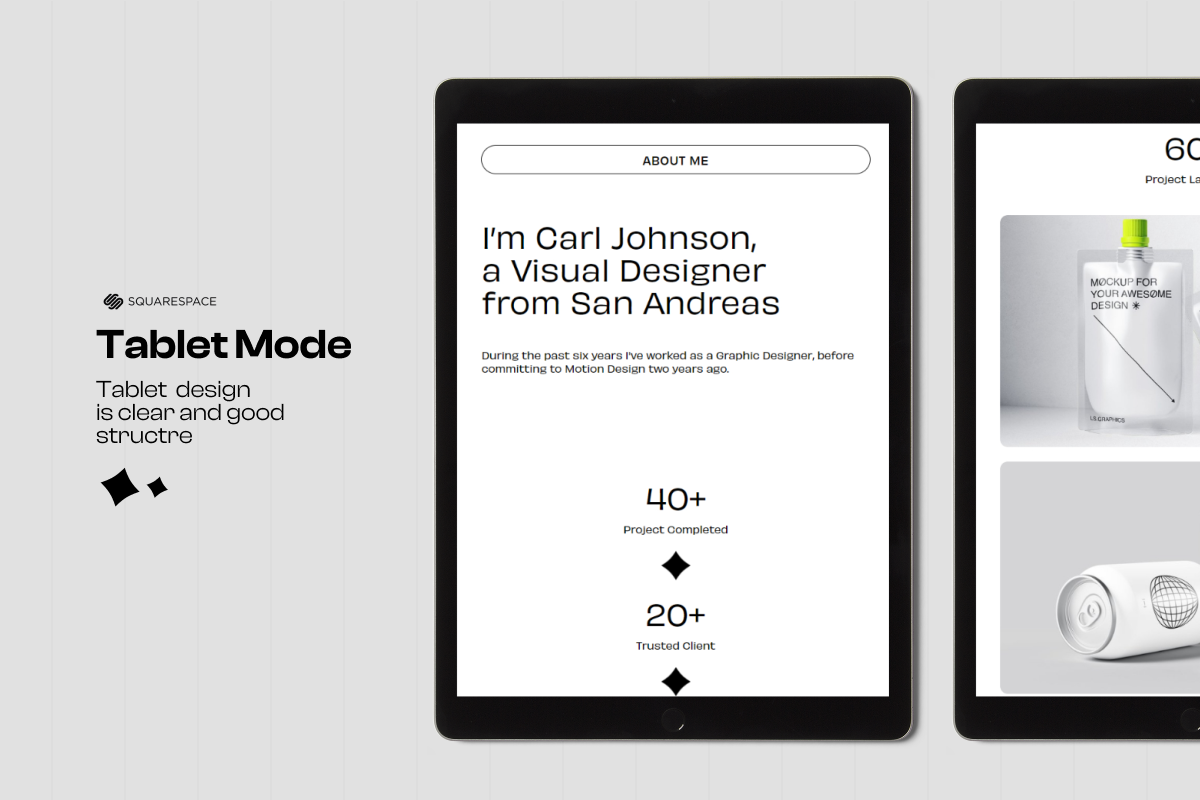 Designer Portfolio Squarespace Web, a Squarespace Template by bonjourdsgnco (Photo 9 of 11)
