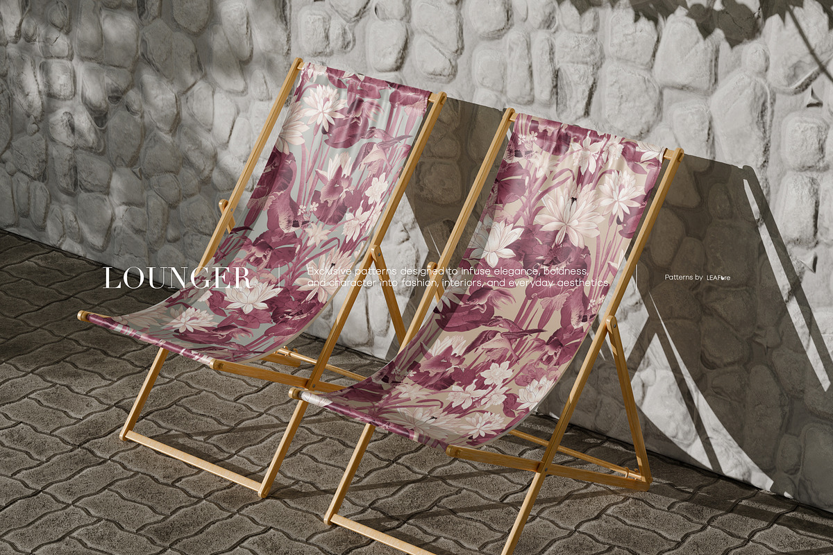 Qing Court Botanical Patterns, a Pattern Graphic by LEAFure (Photo 8 of 9)