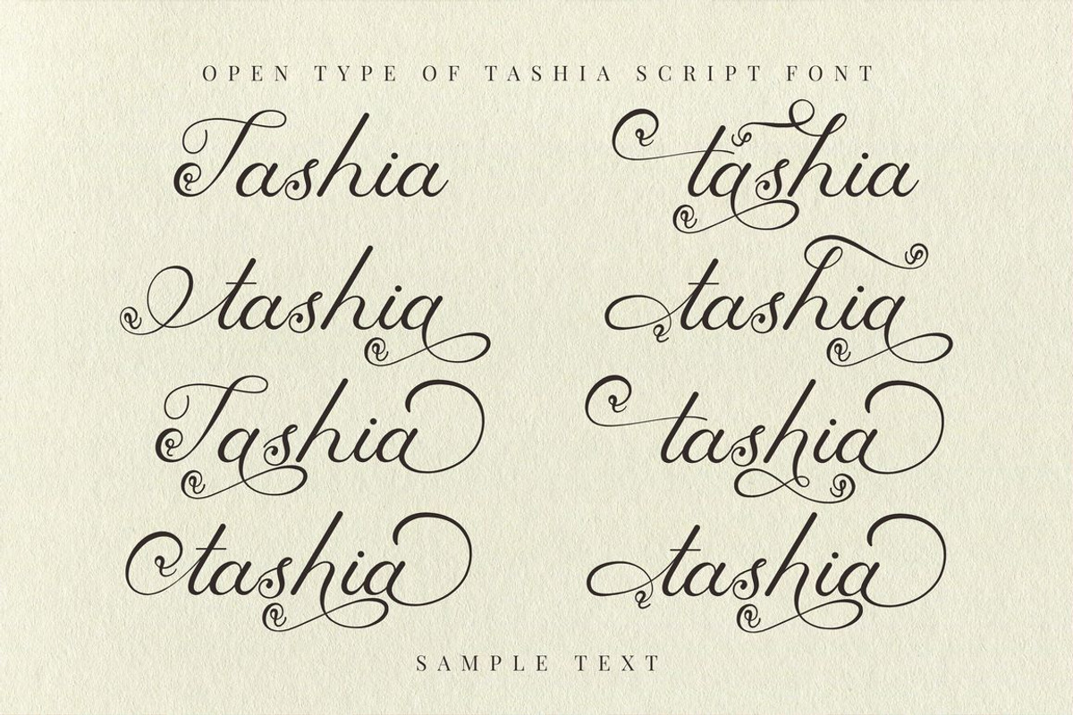 Tashia, a Script Font by PutraCetol Studio (Photo 16 of 16)