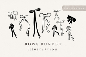 BOW BUNDLE / Vector Svg Png Eps