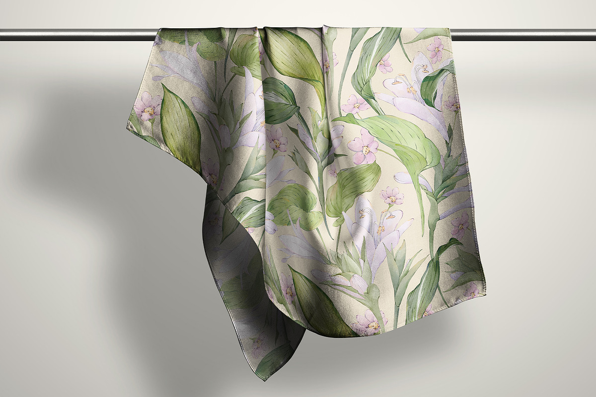 HOSTA watercolor floral set, a Decorative Illustration by Yuliia Lashevska (Photo 6 of 12)