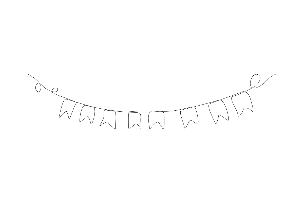 elegant flags for party bunting, a Background Graphic by lawoel (Photo 3 of 3)
