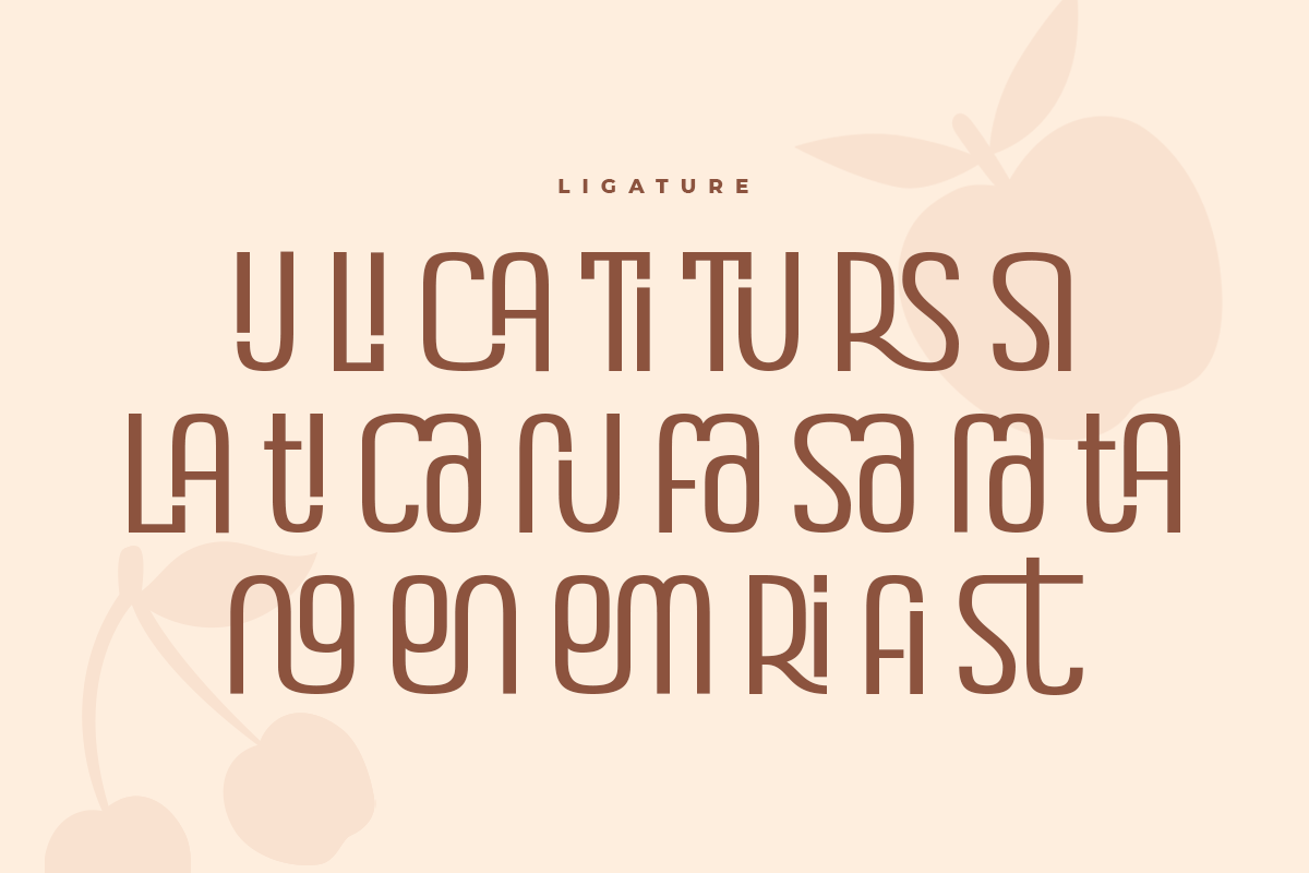 Slapstick - Ligature Fancy Font, a Sans Serif Font by Hamz Studio (Photo 16 of 16)