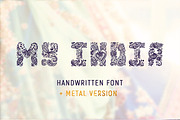MY INDIA handwritten font, a Symbol Font by Integrity_store (Thumbnail 1 of 6)