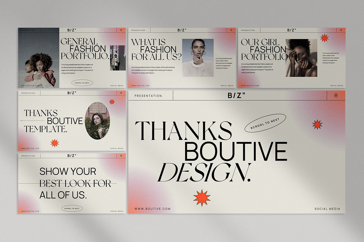 Boutive Keynote Presentation, a Presentation Template by slidenotion (Photo 6 of 7)