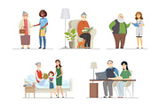 Senior People - Cartoon Characters, a Templates & Theme by Boyko Pictures (Thumbnail 8 of 14)