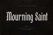 Mourning Saint — Blackletter Font, a Blackletter Font by Wow Magic (Thumbnail 1 of 4)