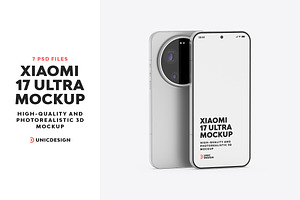 Xiaomi 17 Ultra Phone Mockup