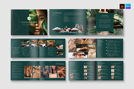 Spa & Wellness Brochure Template, a Brochure Template by BrandPacks
