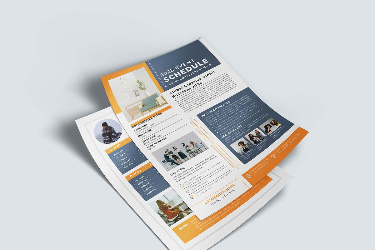 Event Schedule | MS Word & Indesign, a Flyer Template by design_hut (Photo 3 of 4)