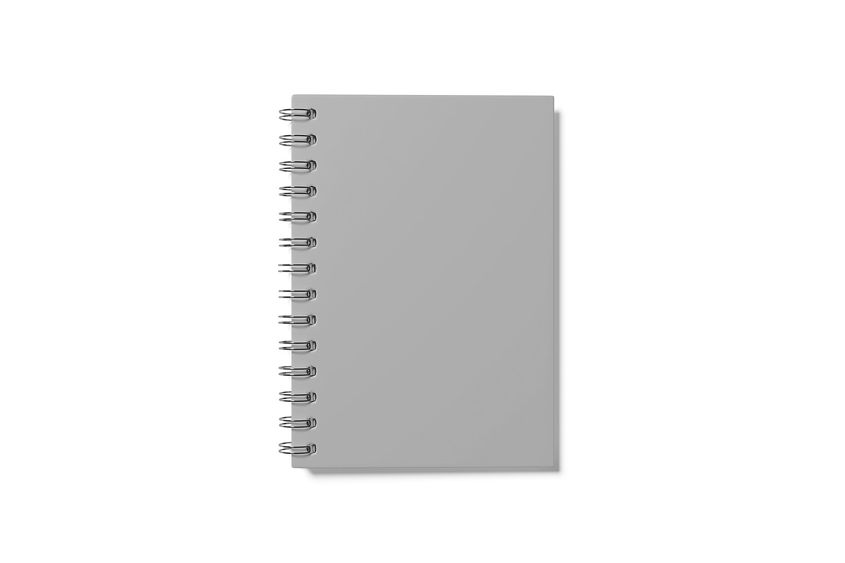 Spiral Notebook Mockup, a Books & Magazine Mockup by mockupbuys (Photo 5 of 8)