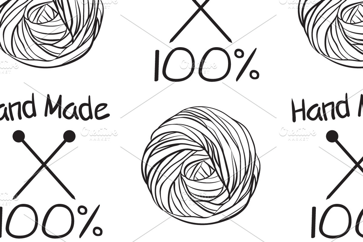 -50% OFF! Yarn balls in vector, an Illustration by Lytvynenko Anna (Photo 5 of 11)