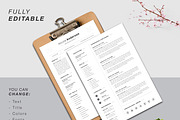 Word Resume & Cover Letter Template, a Resume Template by UpSolution (Thumbnail 4 of 5)