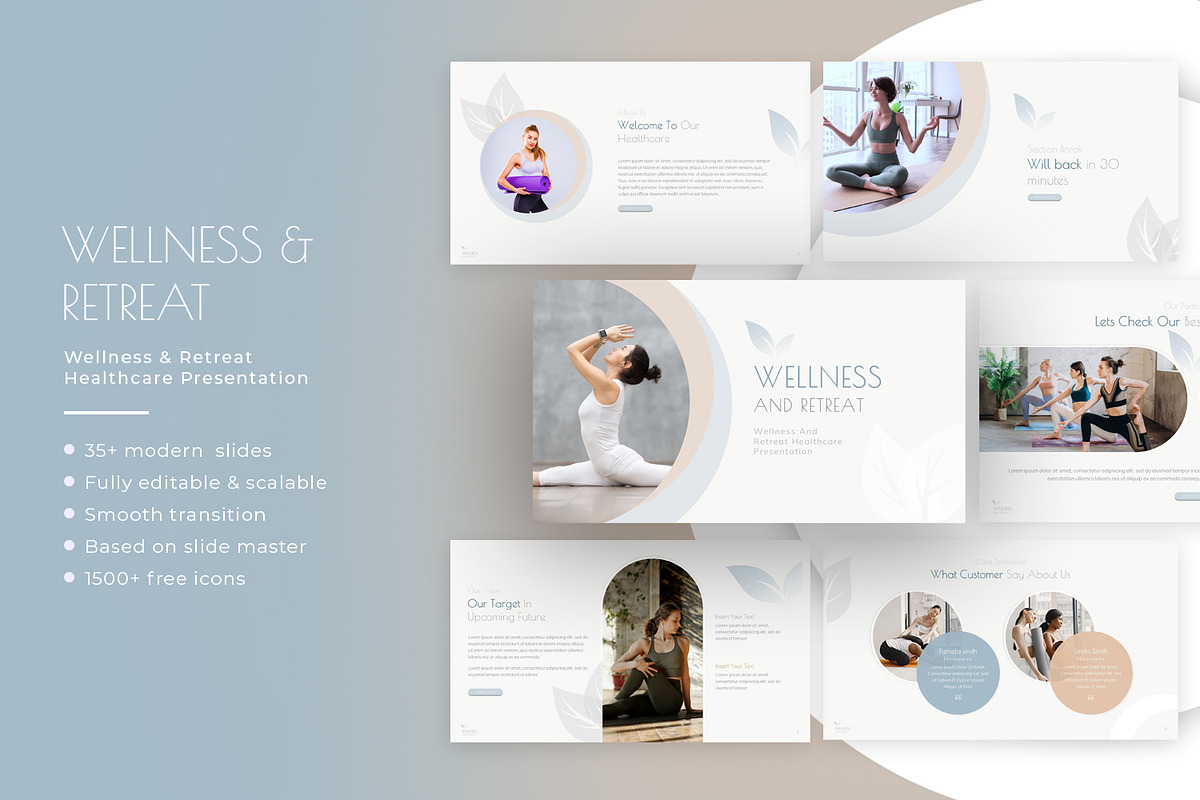 Wellness & Retreat Healthcare Slide, a Presentation Template by SlideStack (Photo 1 of 5)