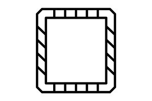 Frame Line Icon, an Icon by Pexelpy