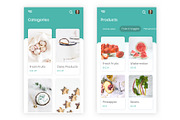 Emart -Grocery Shopping Adobe XD App, an UI Kit Template by themelove (Thumbnail 3 of 10)