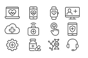 Vector illustration depicting, a Healthcare Illustration by ZinetroN