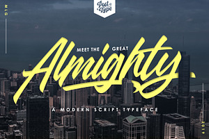 Almighty - Modern Script