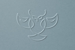 Embossing & Debossing Logo Mockup