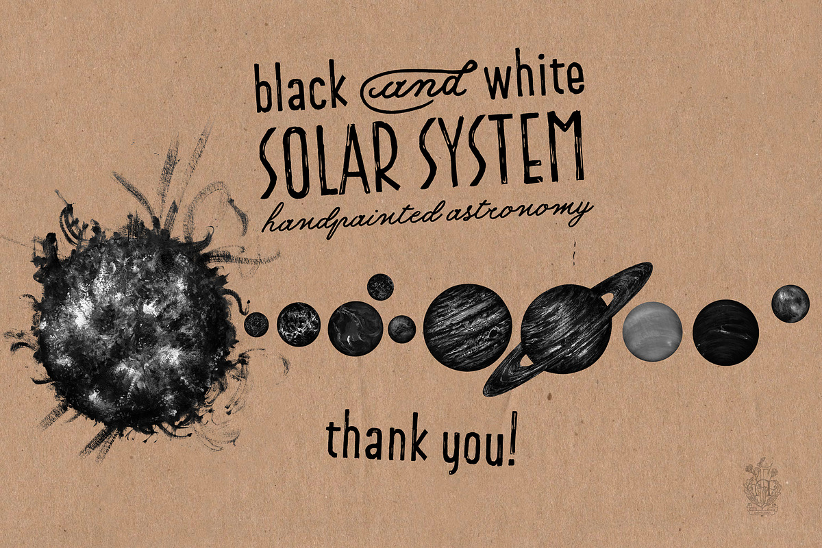 Solar System with gouache and ink, an Illustration by Andrea Tardivo (Photo 16 of 16)