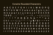 Corwine Rounded, a Sans Serif Font by Craft Supply Co. (Thumbnail 8 of 8)