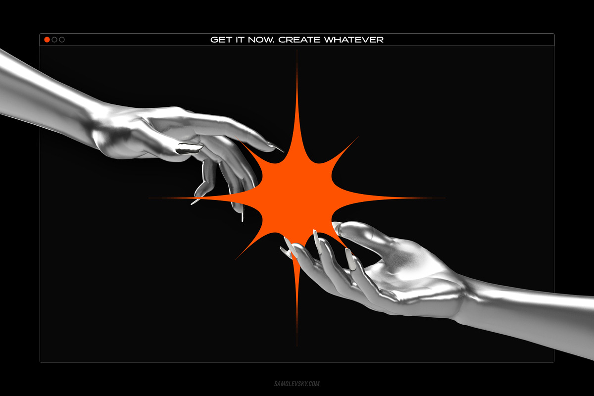 Chrome & Vector Abstract Shapes Pack, an Object Graphic by Samolevsky (Photo 25 of 25)
