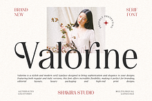 Valorine - Minimal Modern Stylish