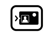 Student ID Card Icon Set, a Graphic by hafijul (Thumbnail 11 of 14)
