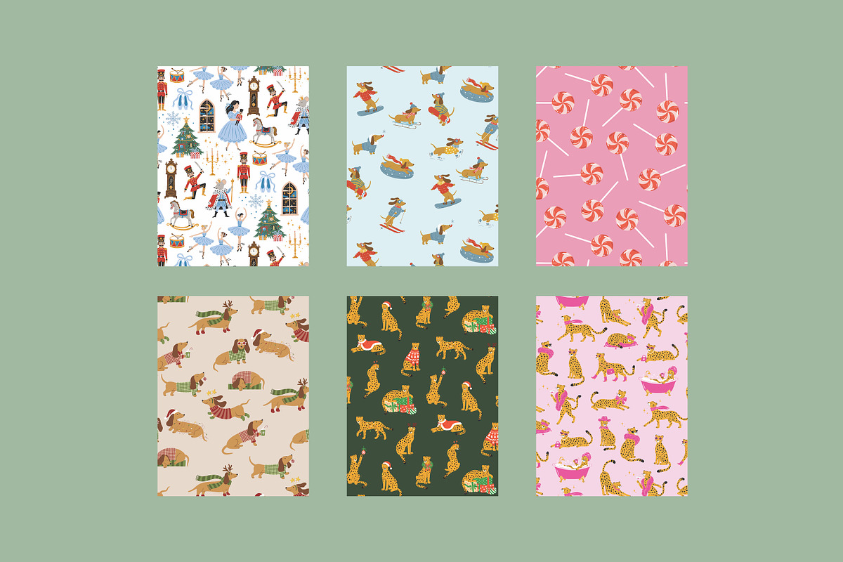 Christmas wrapping paper, a Pattern Graphic by artnLera (Photo 2 of 5)