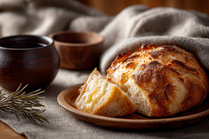 Rustic freshly baked bread, a Food & Drink Photo by MistyDay