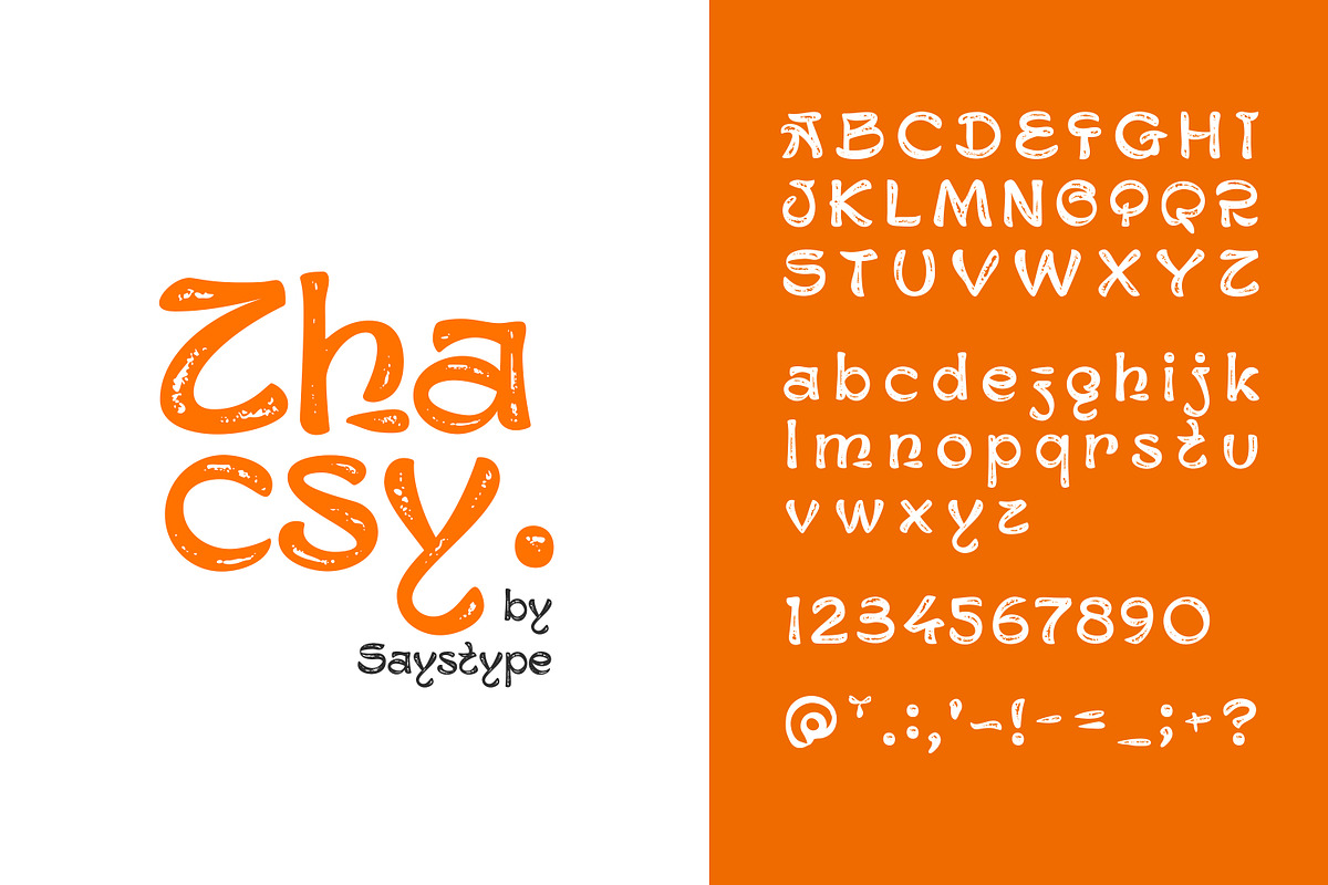 Zhacsy Font, a Font by Saystype (Photo 2 of 6)