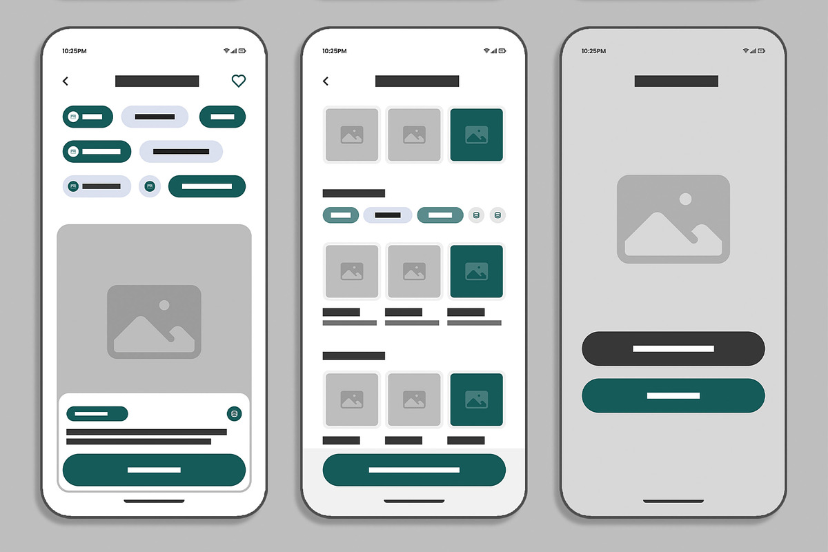 Modern Food Shop Mobile App UI Kit, a Social Media Template by MightyDesign (Photo 4 of 7)
