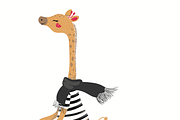 Cute giraffe print.Cartoon character, an Animal Illustration by StudioLondon (Thumbnail 3 of 4)
