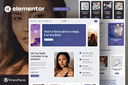 Astrology Website Elementor Kit, a WordPress Template by Awakened Templates (Thumbnail 1 of 6)