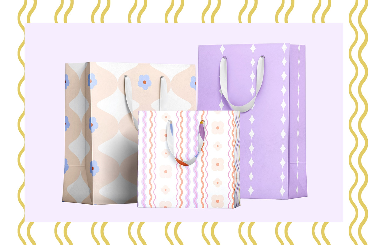 Wave & Blossom Seamless Patterns, a Pattern Graphic by PaperJamLab (Photo 14 of 21)