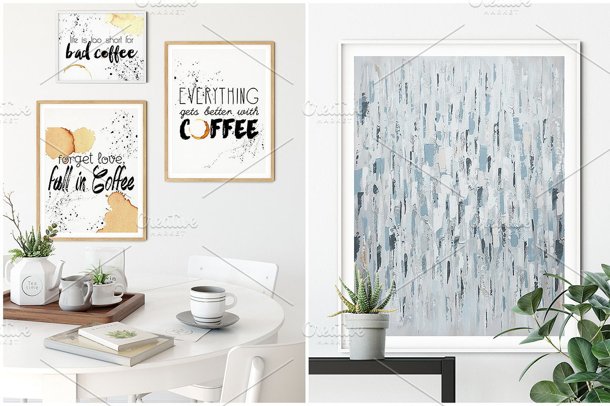 Frames & Walls Scandinavian Bundle, a Household Mockup by Yuri-U (Photo 20 of 38)