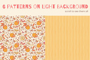 Orange garden. Set of fruit patterns, a Pattern Graphic by julianaapina (Thumbnail 4 of 7)