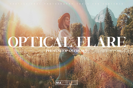 100 OPTICAL FLARE OVERLAYS, an Object Graphic by MaPresets